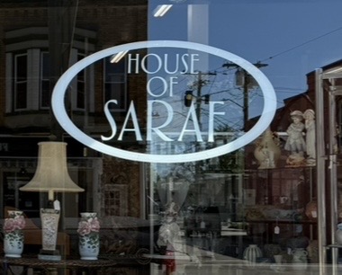 House Of Saraf storefront window
